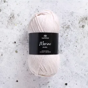Svarta Fåret Merino Mini Garn 100 Cannoli Creme Reapris