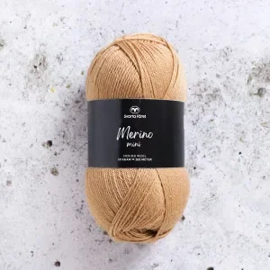 Outlet Svarta Fåret Merino Mini Garn 110 Butterscotch