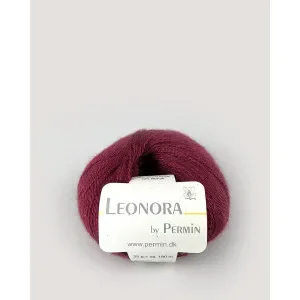 Extra rabatt Permin Leonora Garn 10 Plommon