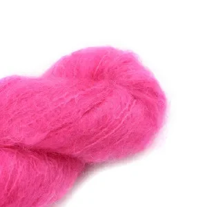 Cowgirlblues Fluffy Mohair Unicolor Hot Pink Nyhet