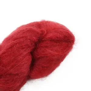 Cowgirlblues Fluffy Mohair Unicolor Chili Peppar Snabb leverans