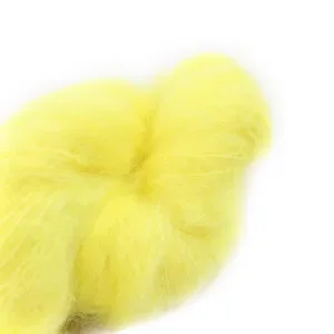 Cowgirlblues Fluffy Mohair Unicolor Citron Kampanjpris