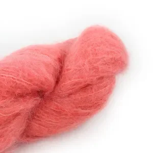 Begränsad tid Cowgirlblues Fluffy Mohair Unicolor Ruby Grapefrukt