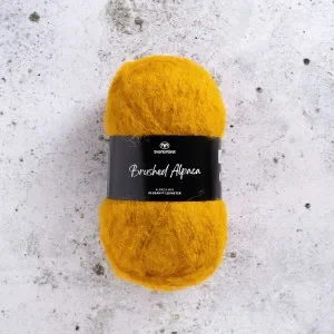 Svarta Fåret Brushed Alpaca Garn 07 Amber Sänkt pris