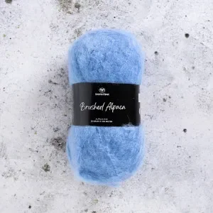 Svarta Fåret Brushed Alpaca Garn 16 Himmelsblå risnedsättning