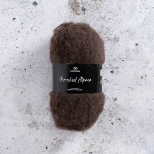 Endast idag Svarta Fåret Brushed Alpaca Garn 09 Espresso Martini