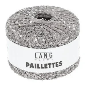 Lang Yarns Paillettes Garn 23 Silver Nedsatt pris