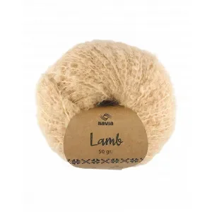 Navia Lamb Garn 1311 Rödbrun Snabb leverans