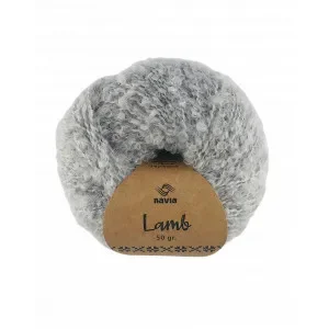 Navia Lamb Garn 1302 Ljusgrå Billigare