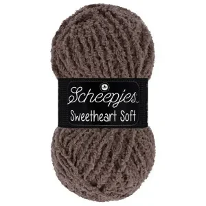 Erbjudandepris Scheepjes Sweetheart Soft Garn Unicolor 27 Brun