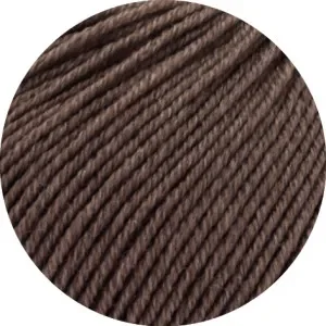 Lana Grossa Cool Wool Melange Garn 435 Coffee Brown Melange Handla nu