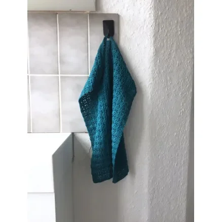 Fynd Gästhandduk av Rito Krea – Handduk Virkmönster 34x42 cm