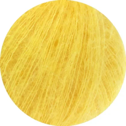 Nyhet Lana Grossa Silkhair Garn 217 Påskliljegult