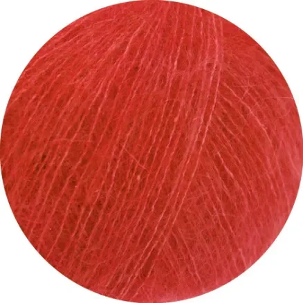 Lägg i varukorgen Lana Grossa Silkhair Garn 215 Klarröd