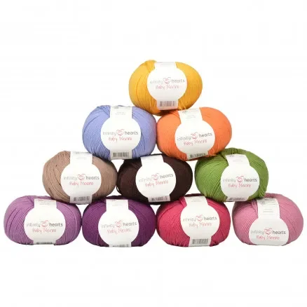 Lägg i varukorgen Infinity Hearts Baby Merino Garnpaket 09 Sommar – 10 st