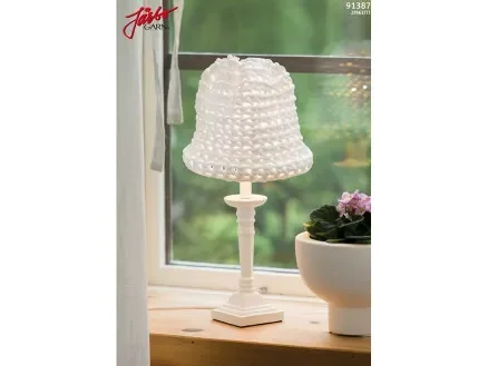 Erbjudandepris Hoooked Liten skärm till bordslampa – Lampskärm Virk-mönster 52x25 cm