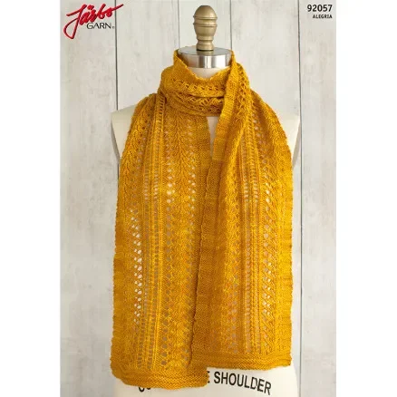 Lägg i varukorgen Sage Smudging Scarf – Halsduk Stick-opskrift 160x22,5cm
