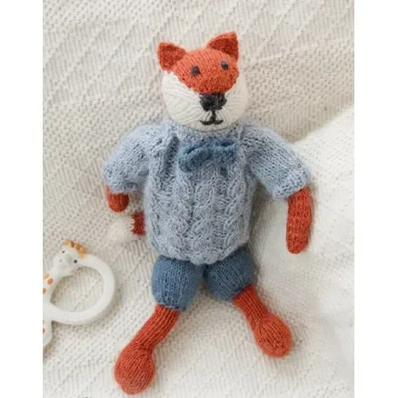 Rabatter Mister Fox by DROPS Design – Nalle Stickmönster 27 cm
