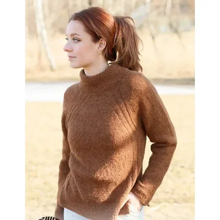 Köp online Spice Market by DROPS Design – Stickmönster Blus storlek S – XXXL