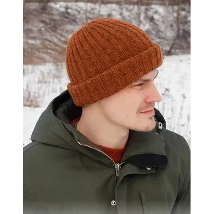 Pumpkin Patch Hat by DROPS Design – Mössa Stickmönster str. S/M – L/XL Köp online