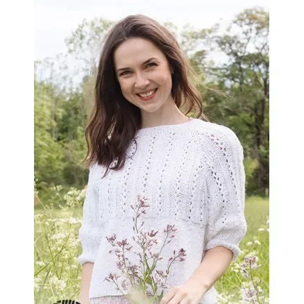 Lost in Summer Sweater by DROPS Design – Tröja Stickmönster str. S – XXXL Extra rabatt