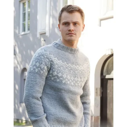 I lager Atlanterhavsveien by DROPS Design – Tröja Stickmönster str. S-XXXL