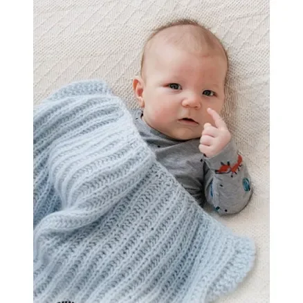 Erbjudande Bonne Nuit by DROPS Design – Baby Filt Stickmönster 65-80 cm