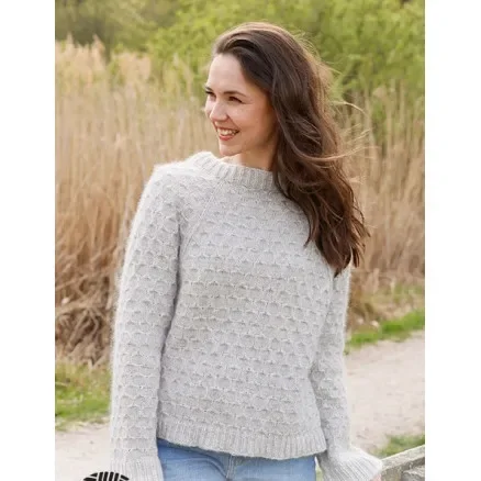 Northern Mermaid Sweater by DROPS Design – Tröja Stickmönster str. XS/S – XXXL Bästa pris