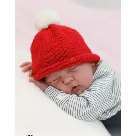 Sänkt pris Itsy Bitsy Santa by DROPS Design – Baby Tomteluva Stickmönster str. Prematur -3/4 år