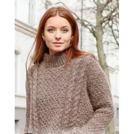 Chestnut Street by DROPS Design – Tröja Stickmönster str. XS – XXL Utförsäljning