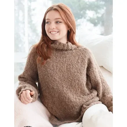 Extra rabatt Walnut Wonder by DROPS Design – Tröja Stickmönster str. S – XXXL