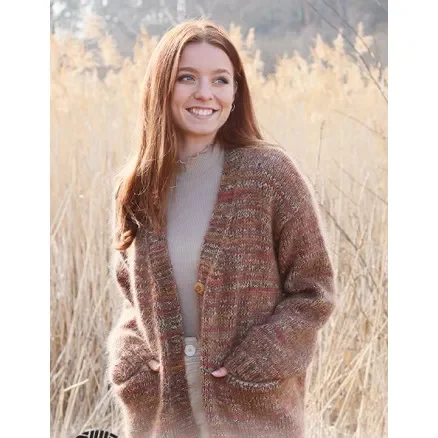 All about Autumn Cardigan by DROPS Design – Cardigan Stickmönster str. S – XXXL Sista chansen