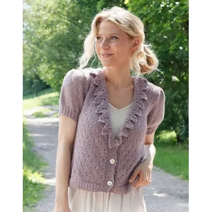 Fairy Woods Cardigan by DROPS Design – Cardigan Stickmönster str. S – XXXL Premium