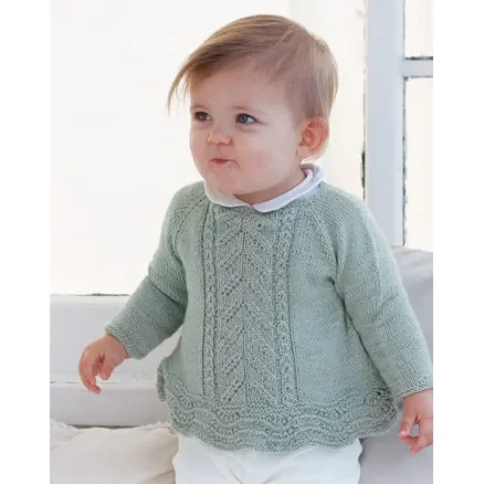 Sweet Ivy by DROPS Design – Baby Tröja Stickmönster str. 0/1 mån – 5/6 år Endast idag