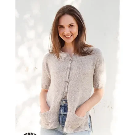 Daisy Lane Cardigan by DROPS Design – Cardigan Stickmönster str. XS – XXL Köp online