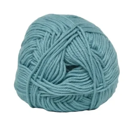 Hjertegarn Cotton nr. 8 Garn 6029 Turkos Utförsäljning