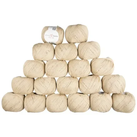 Beställ idag Infinity Hearts Rose 8/4 Garnpaket Unicolor 213 Beige – 20 st