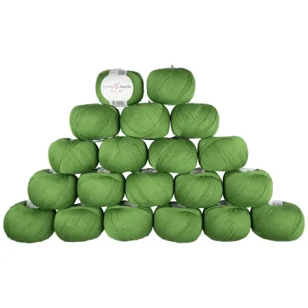 Billig Infinity Hearts Rose 8/4 Garnpaket Unicolor 156 Grön – 20 st