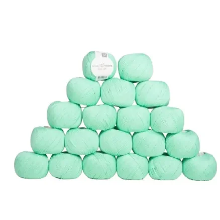 Rea Infinity Hearts Rose 8/4 Garn Unicolor 140 Mintgrön – 20 st.