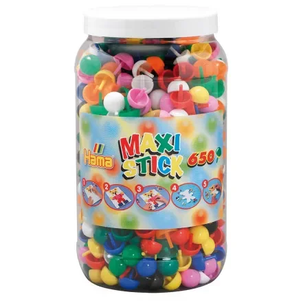 Hama Maxi Stick 9791 Hink med 9 Ass. färger – 650 st. Bästa pris