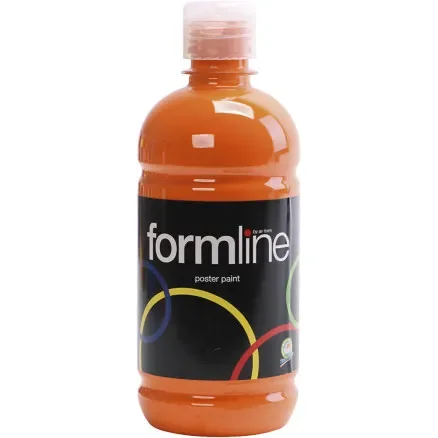 Temperafärg Matt, orange, 500 ml/ 1 flaska Endast idag