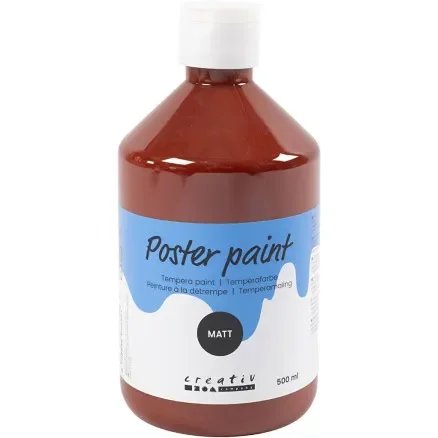 Temperafärg Matt, brun, 500 ml/ 1 flaska Beställ idag