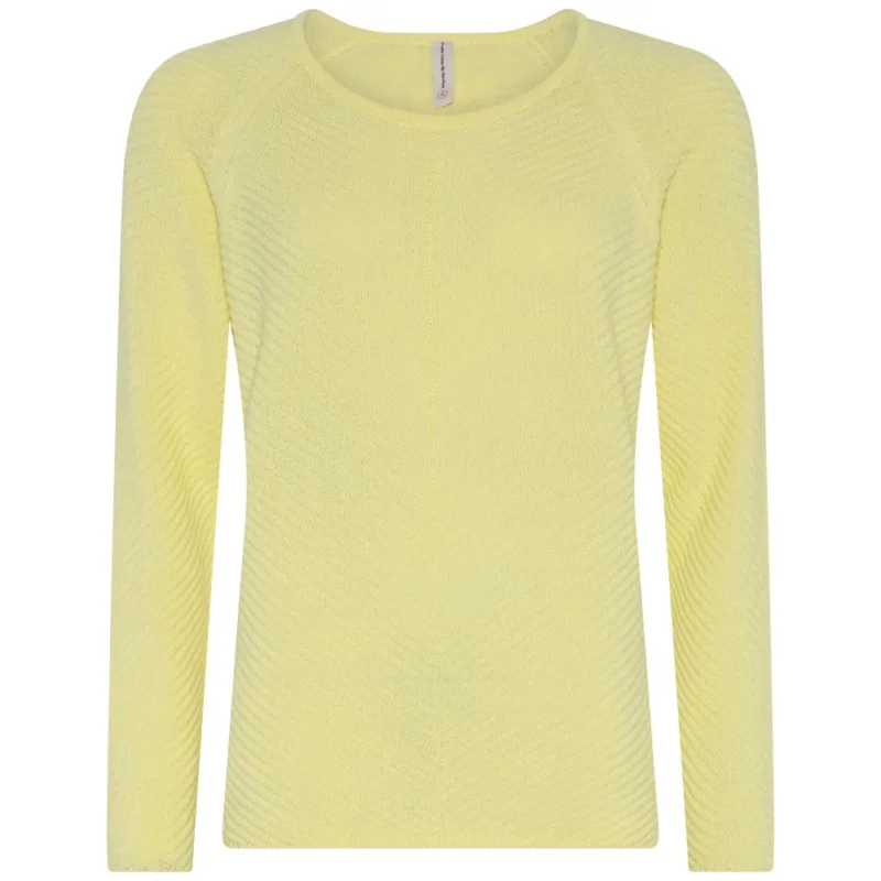 Rabatter Skovhuus Kvinna Stickad Tröja Frosted Lemon S