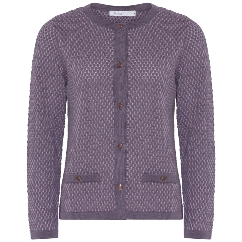 Begränsat erbjudande Skovhuus Kvinna Stickad Kofta Lilac / Lupine Lilac L