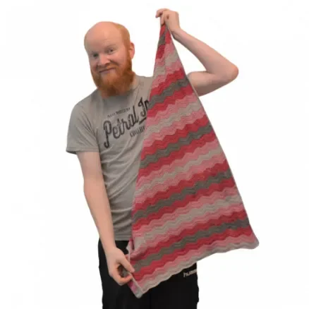 Lagermannens babyfilt av Rito Krea – Babyfilt virkmönster 70x100cm Fynd