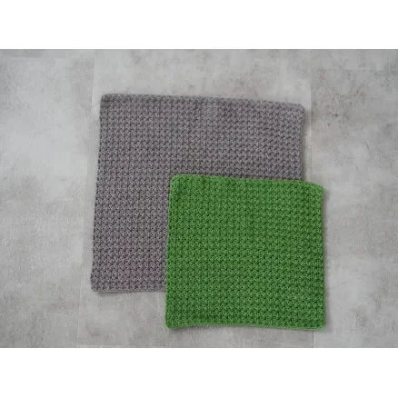 Virkade Disktrasor av Rito Krea – Disktrasor Virk-mönster 21x21cm + 28x28cm I lager