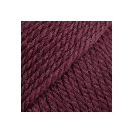Kampanjpris DROPS Alaska Garn Unicolor 81 Plommonvin