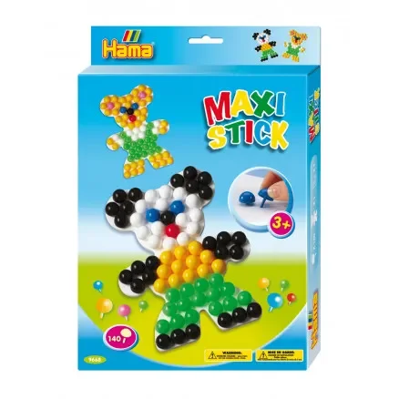 Hama Maxi Maxi Stick Hängask 9668 med 140 Maxi Sticks & fyrkantig hålplatta Sänkt pris