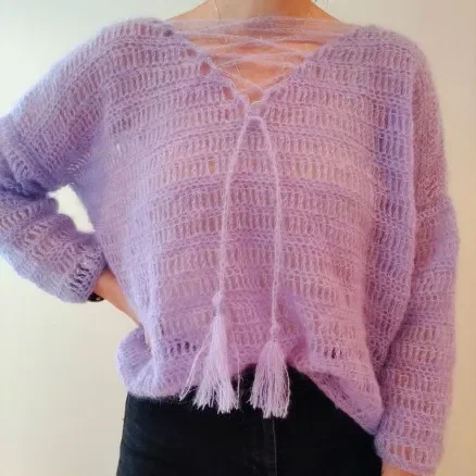 Kampanj Nimbus Tröja av Rito Krea – Tröja Virkmönster stl XS-5XL