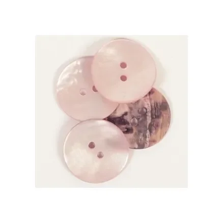 Drops Pärlemorknapp Rund Röd 20mm 607 – 1 st. Endast denna vecka